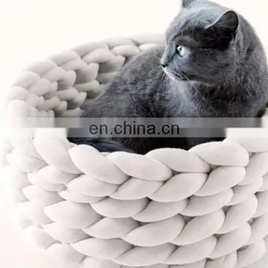 YUANYUAN Jiangsu Wholesale Chenille Thick Chunky Yarn For Cat Beds Dog Beds thumbnail-6