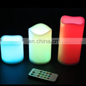 Muti-colors Changed by Remote Control Battery Operated Tea Lights Led Flameless Candle thumbnail-4