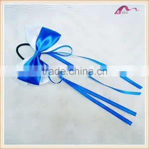 Top Korean Long Ribbon Bow Elastic Hair Band Hair Accessories thumbnail-1