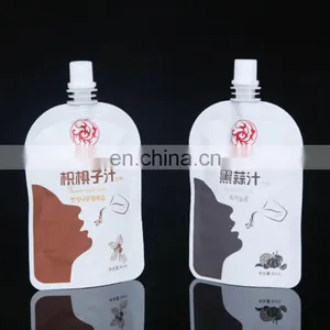 OEM Baby Food Grade Packaging Reusable Spout Top Stand up Pouch With Flat Bottom thumbnail-2