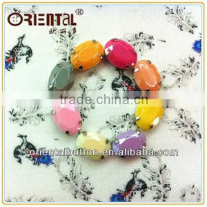 Fancy Candy Color Claw Crystal Acrylic Stone thumbnail-1