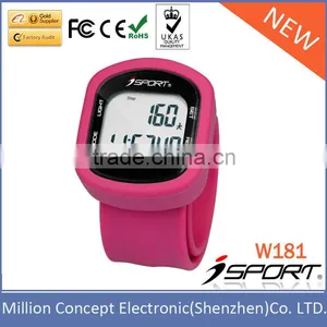 Colorful Fitness Silicone Pedometer Watch thumbnail-3