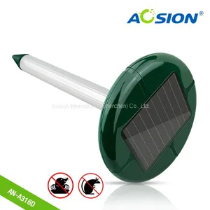 Outdoor Factory Supply Outdoor Solar Mole Repellent With Extra Battery Case thumbnail-1