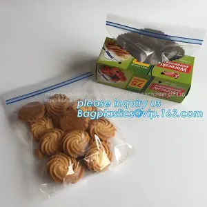 Slider Zipper Bag Plastic Bag With Zipper Resealable Zip Poly Bag, Mini Plastic Zipper Cosmetic Slider Zip Bags With Customized Logo Design thumbnail-3