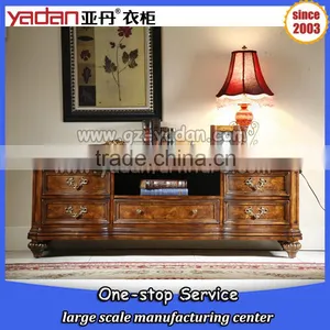 Living Room Cabinet Hand Painted Antique Furniture tv Table, tv Desk Stand Designs 2016 Quality Choice thumbnail-2