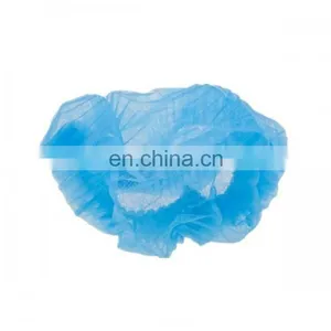 Security Safety Nonwoven Bouffant Cap Safety Clip Cap Food Industry Disposable Head Cover thumbnail-1