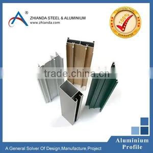 ZAD-0115 All Kinds of Surface Treatment Aluminum Profile for Windows and Doors thumbnail-1