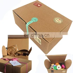 Chilly Treat Gift Boxes Set of 10 Bakery Boxes Decorative Cupcake Cookies Chocolate Boxes, 37 Stickers Included thumbnail-1