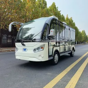 11 Seat Electric Sightseeing Bus Rural Bus for Sale thumbnail-3