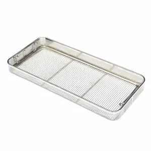 Customized Corrosion Resistance 304 Stainless Steel Medical Disinfection Basket thumbnail-1