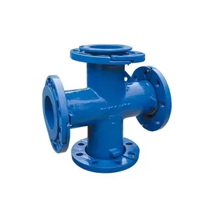 En545 Ductile Iron Pipe Fitting Loose Flanged Tee For Ductile Iron Pipe thumbnail-1