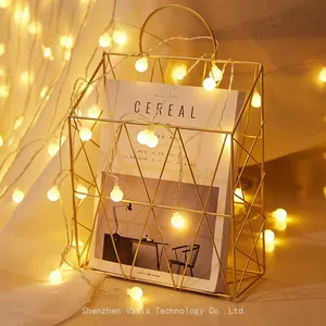 Solar LED Ball String Lights - IP44 Waterproof for Garden Christmas Wedding Outdoor Bulk Decorations thumbnail-2