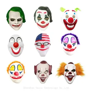 Realistic Silicone Clown Masks Pennywise Inspired for Halloween Horror Cosplay & Masquerade Parties thumbnail-2