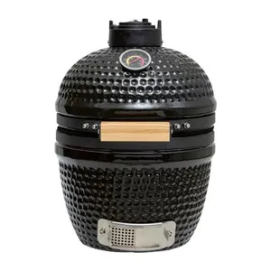 RG Kamado BBQ Grill 13 Inch Mini Compact Ceramic Barbecue Smoker For OEM ODM thumbnail-2