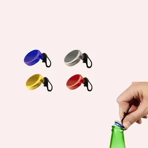 Ring Pull Crown Cap Glass Bottle Cap With Plastic Pull Ring Cap thumbnail-4