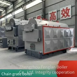 Dzl Horizontal Biomass Steam Boiler, 4-ton Chain Type High-efficiency Energy-saving and Environment-friendly Boiler thumbnail-4