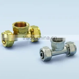 Pex-al-pex Pipe Brass Female Tee thumbnail-1