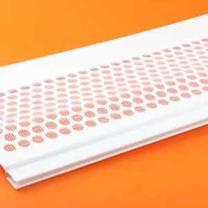 PVC Gutter Protector Gutters Overboard System PVC Custom White Roof Guard Color Plastic Material thumbnail-5