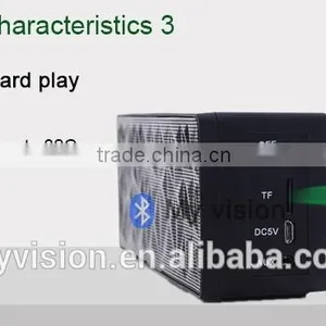 Wireless my Vision Bluetooth Handsfree Mini Speaker With TF Card Supported thumbnail-2