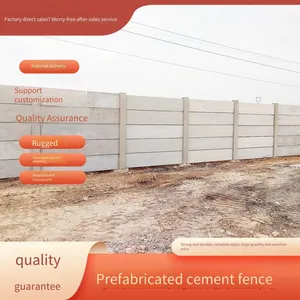 New Type Cement Board Fence for Enclosing Land, Prefabricated Power Partition Boards With Card Slots and Column Boards, Replacing Brick and Cement Prefabricated Boards thumbnail-4