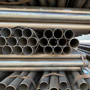 Mild Steel Tube Round Steel Pipe EN10219 S355J0H ERW Steel Pipe Hollow Sections Material for Bridge thumbnail-1