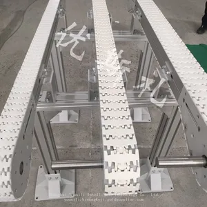 Ring-shaped，U-shaped，Go Straight，Turn，Multi-row，Flexible Chain Conveyor，Plastic Chain Conveyor Line thumbnail-1