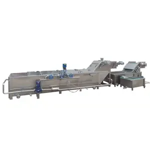Stainless Steel Nuts Hot Water Blancher Potato Sweet Corn Mangoes Kiwi Chips Boiling Blanching Machine for Jute Leaves thumbnail-5