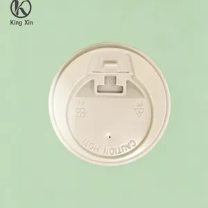 PS Cup Lids With Tear-Off Tab and Straw Slot thumbnail-3