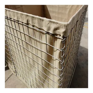 High-zinc Galvanized Defense Barrier Gabion Baskets Can be Folded for Defense Sand Dikes and Welded for Explosion-proof Sand Walls. thumbnail-4
