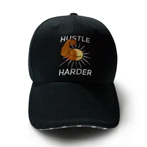 14 Years Certified Hat Manufacturer Custom Hats Low MOQ 100% Cotton Embroidered Dad Hat thumbnail-3