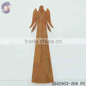 Large Angel Statues With Rusty Metal Guardian Angel Statue thumbnail-1