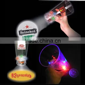 2014 Hot Seling Items Led Flashing Projection Cup, Party Celebration Led Logo and Image Projector Cup thumbnail-1
