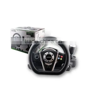 Factory Directly Video Games Accessories for Xbox One / PS3 / PS2 / PC Computer Racing Game USB Steering Wheel Quality Choice thumbnail-1