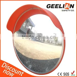 PC Orange Safety Convex and Concave Mirrors thumbnail-1