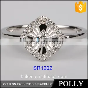 Fashion Jewelry AAA Zircon Diamond Ring thumbnail-1