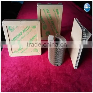 Cardboard Honeycomb Recycled Paper Pallet for Supermarket Commodity Loading thumbnail-1