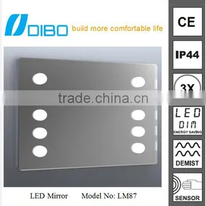 Any Shape 4mm Thickness Wall Mounted LED Bathroom Mirror thumbnail-5