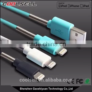 Spring MFi C48 USB Cable for IPhone6/6S, 8pin Connector Mfi Cable for Apple With Spring thumbnail-1