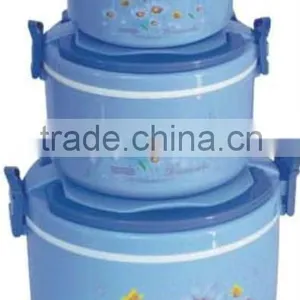 2845 Plastic Stainless Steel Casserole Pot thumbnail-1