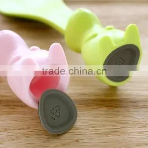 J180 Funny Little Rabbit Colorful Spoons Rice Spoon thumbnail-6
