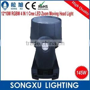 12x10w Rgbw 4in1 Sharpy Zoom Led Moving Head Light Stage Light thumbnail-4