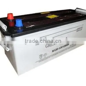 High Performance Lead Acid Battery Dry Charged Battery 12v120ah Heavy Duty Truck Batteries thumbnail-1