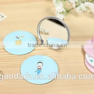2016 Hot Sale Fashion Tin Mirror /metal Mirror for Promotion Gifts thumbnail-1