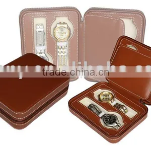 Travel Leather Portable Watch Case thumbnail-1