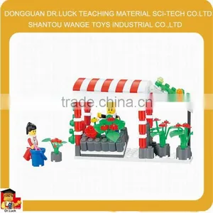 Block Set Kids Toys Shop Building Brick Assembly Set thumbnail-1