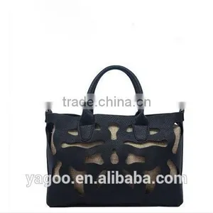 Carved Senior Cotton Lun Hollow Out Leather Bag Woman Leather Handbag Made in China2014 thumbnail-4