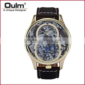 2015 Oulm New Product, Fashion Jewelry Watch, Vintage Dial Watch Express in thumbnail-1