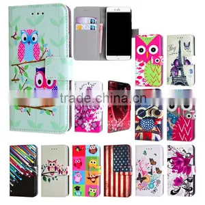 Printed PU Flip Wallet Leather Phone Case For Sony Xperia Z5 thumbnail-1