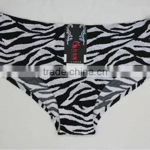 Latest Design Zebra Print Seamless Ladies Hot Sexy Boxers thumbnail-1