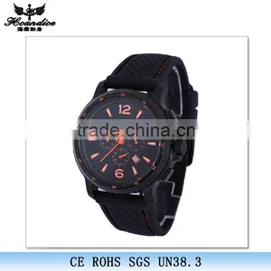 YY-008 Western Custom Logo Big Watch Face Silicone Watch Design Your Own thumbnail-2